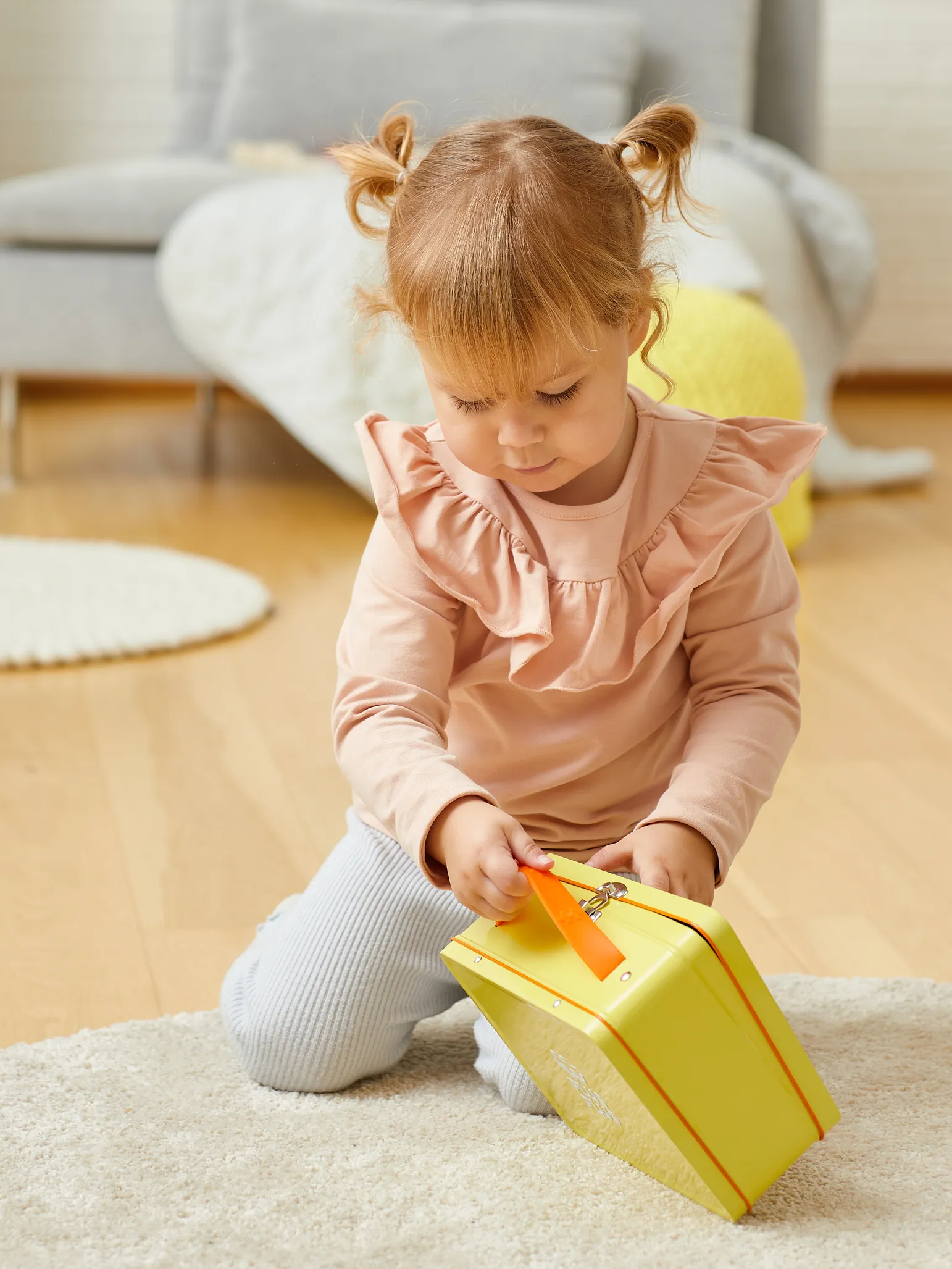 BIG Gul Metallväska - 70 stk